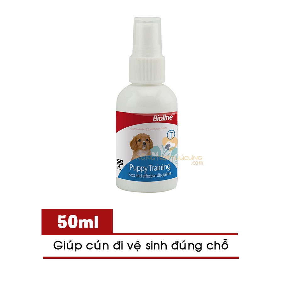 Xịt Vệ Sinh Đúng Chỗ Bioline Cho Chó Mèo - 50ml