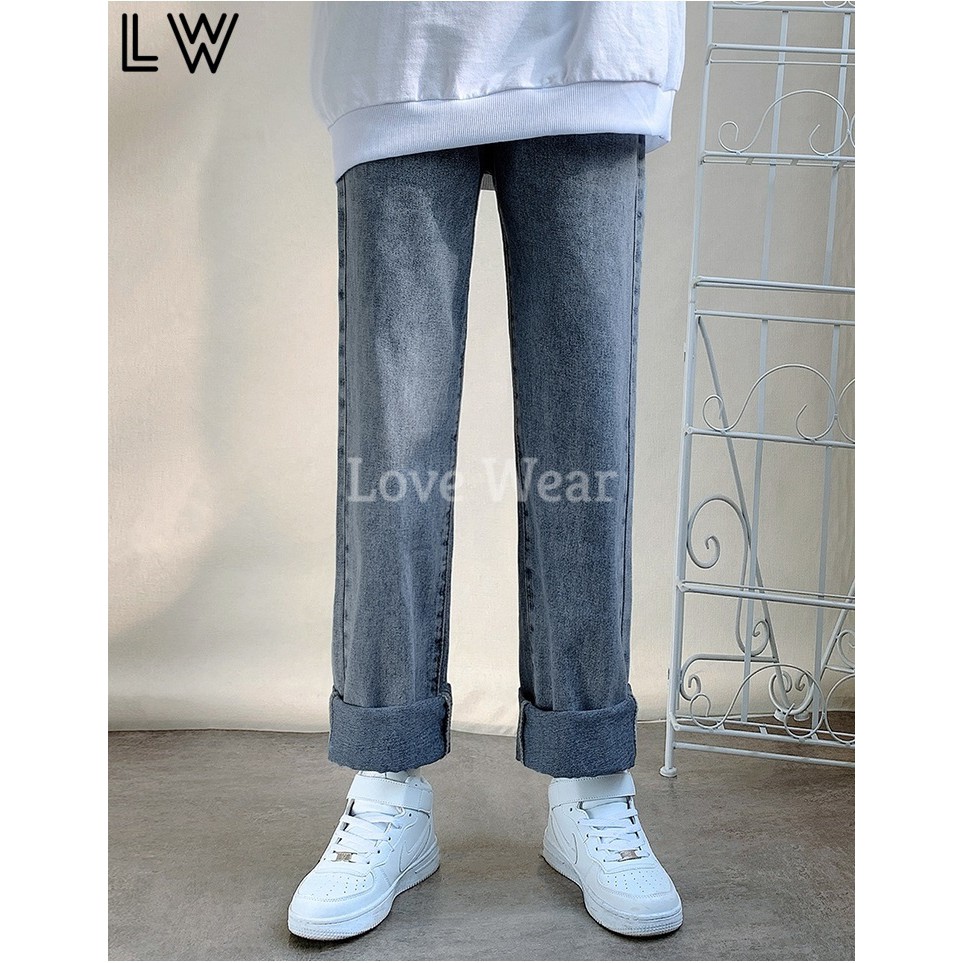 Quần Jean Nữ,baggy, quan jeans, Ống Suông Rộng, NS-01 Cao Cấp - Phong cách Hàn Quốc