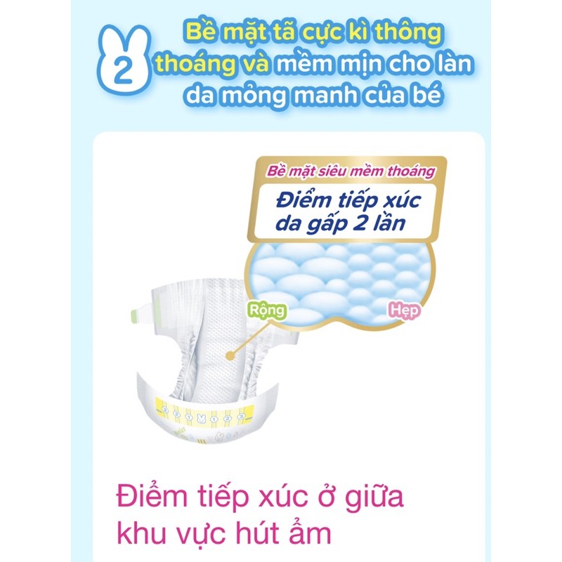 Tã/bỉm dán Merries size L 54 miếng combo 2 bịch