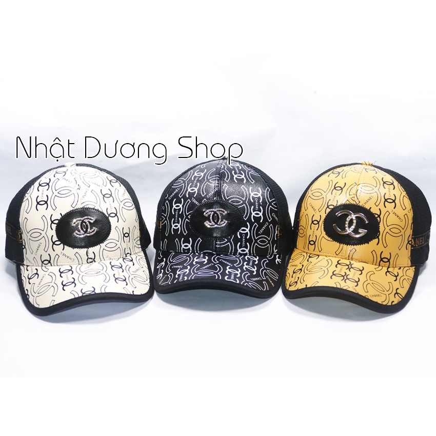 Nón kết xịn Cha.ne.nl  - Chất liệu vải kaki cao cấp phù hợp cho cả nam và nữ với logo chữ nổi bật