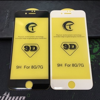 Kính cường lực full màn hình 9D cho iphone 7/8 tặng keo chống hở mép