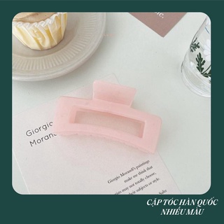 Kẹp Tóc Thời Trang Kẹp Tóc Nhựa Resin Cao Cấp Hàn Quốc Cặp Tóc Hàn Quốc Nhiều Màu Bản Lớn _Leau CT07