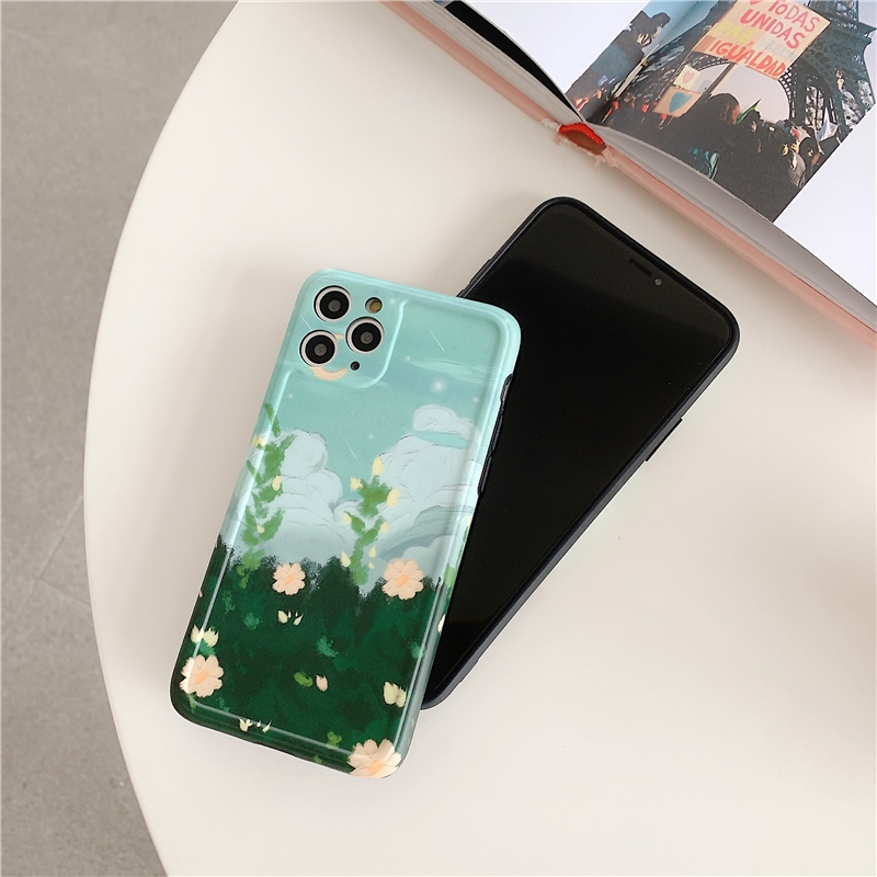 Ốp điện thoại TPU tranh sơn dầu iPhone 11 Pro MAX i7 i8 Plus XR XS MAX SE 2020 | BigBuy360 - bigbuy360.vn