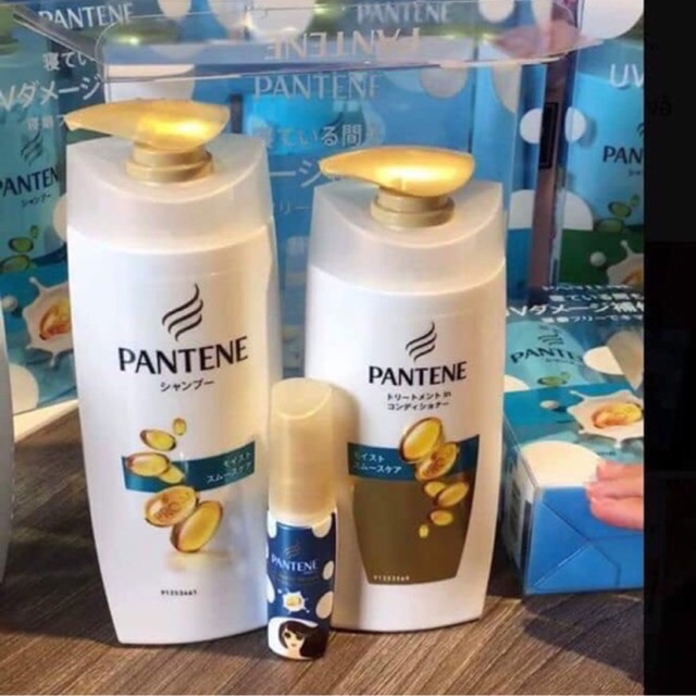 Dầu gội + xả Pantene Nhật tặng kem dưỡng