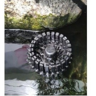 Hút mặt LAMELA 115mm Thu 60mm dùng cho bể cá cảnh, hồ Koi