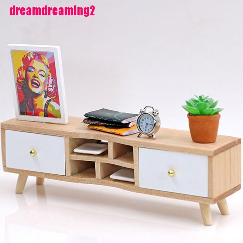 Tủ TV Mini Tỉ Lệ 1: 12 Trang Trí Nhà Búp Bê