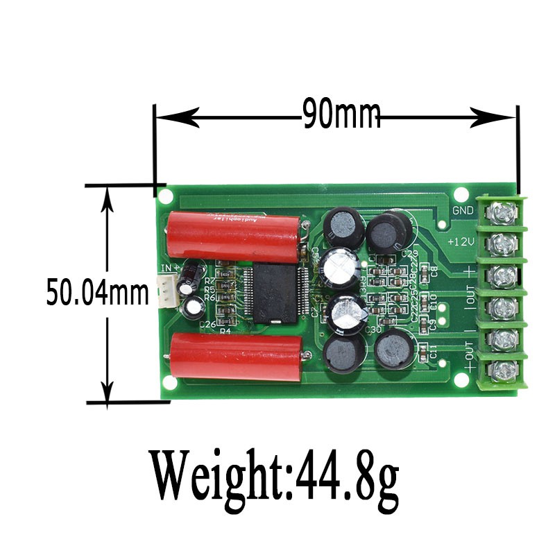 TA2024 12V 2x15W AMP Bảng mạch khuếch đại Mô-đun âm thanh kỹ thuật số HIFI nhỏ cho ô tô