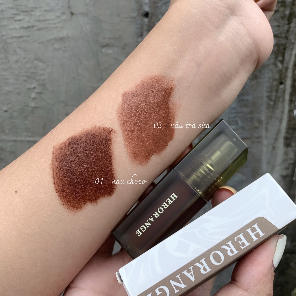 Son kem Herorange vuông vỏ xanh lá