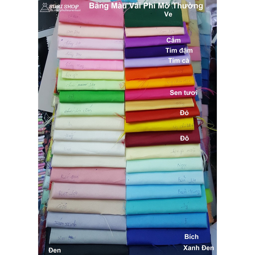 VẢI PHI MỜ KHỔ 1M5