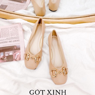 [Mã BMLT35 giảm đến 35K đơn 99K] Giày búp bê nữ GÓT XINH GX8 đế bệt da mờ