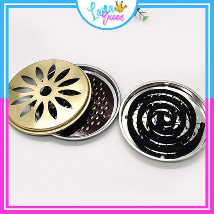 Khay đựng nhang muỗi có nắp đậy an toàn