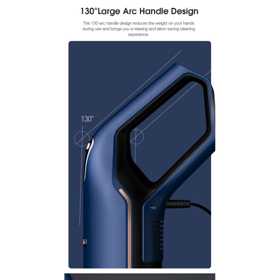 Máy hút bụi cầm tay gia đình cao cấp Deerma DEM DX1000 - Lực hút siêu mạnh 16000Pa