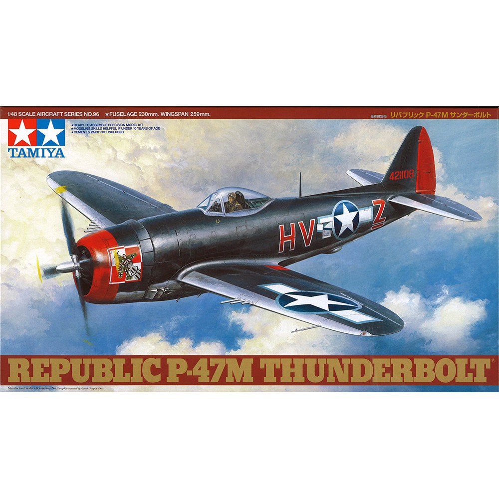 61096 Mô Hình máy bay quân sự 1/48 SCALE REPUBLIC P-47M THUNDERBOLT  - GDC