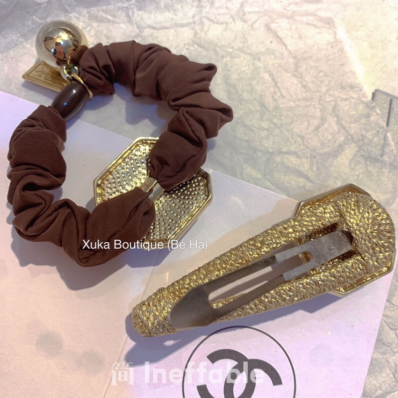 Dây Buộc Tóc Nữ - Kẹp Tóc Nữ Gắn Nơ Đính Đá Thương Hiệu Cao Cấp - Bờm Tóc, Xược Cài Tóc Họa Tiết xinh xắn