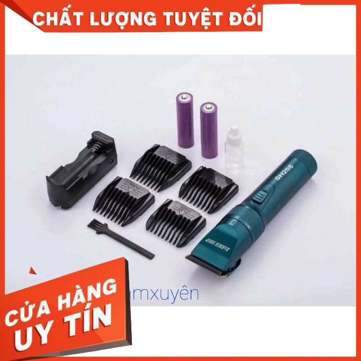 Tông đơ cắt tóc Barber shop SH 208 thiết kế sang chảnh, hợp kim thép,lưỡi thép ,chuyên dụng.