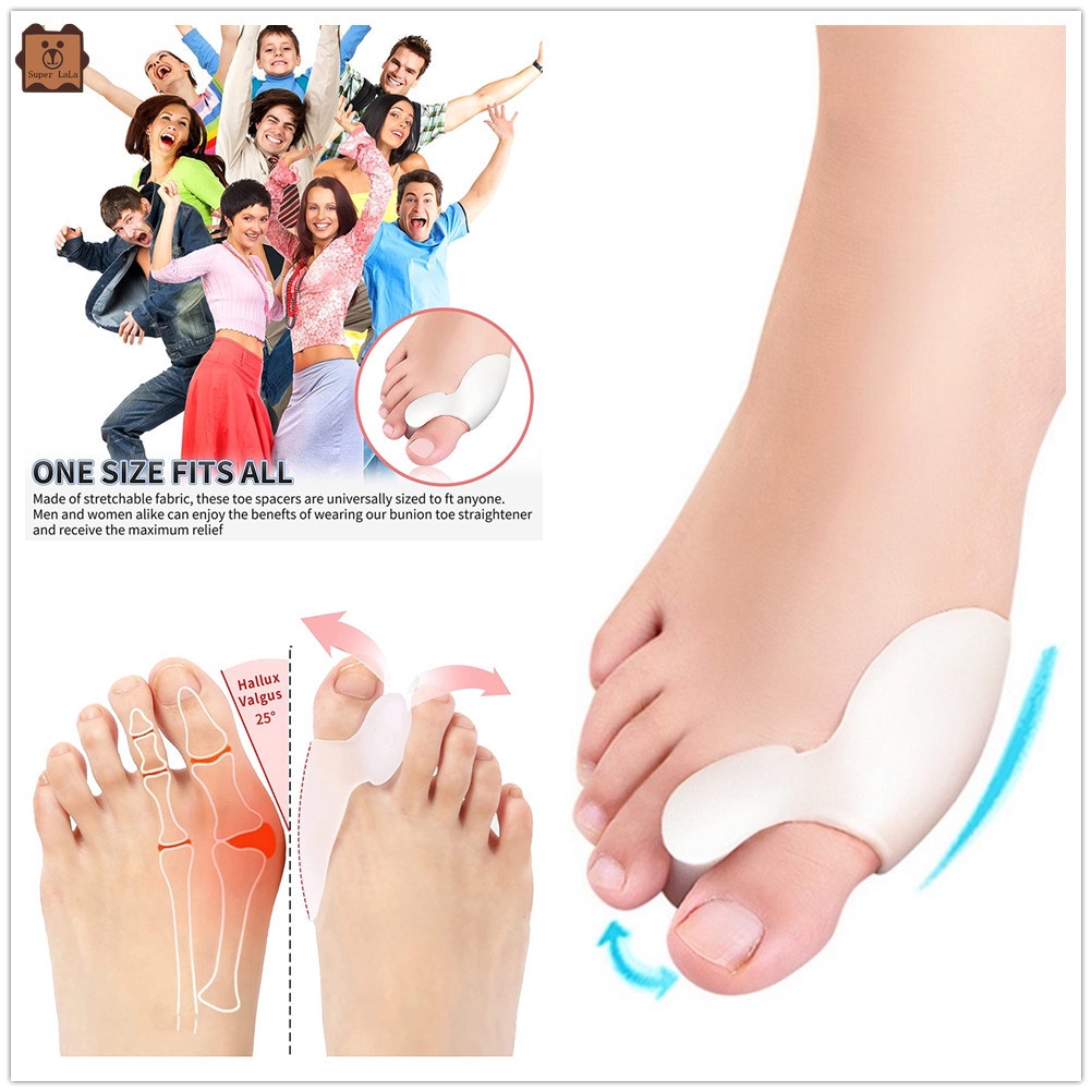 Cặp đế lót giày bằng silicone giúp chỉnh hình ngón chân cái