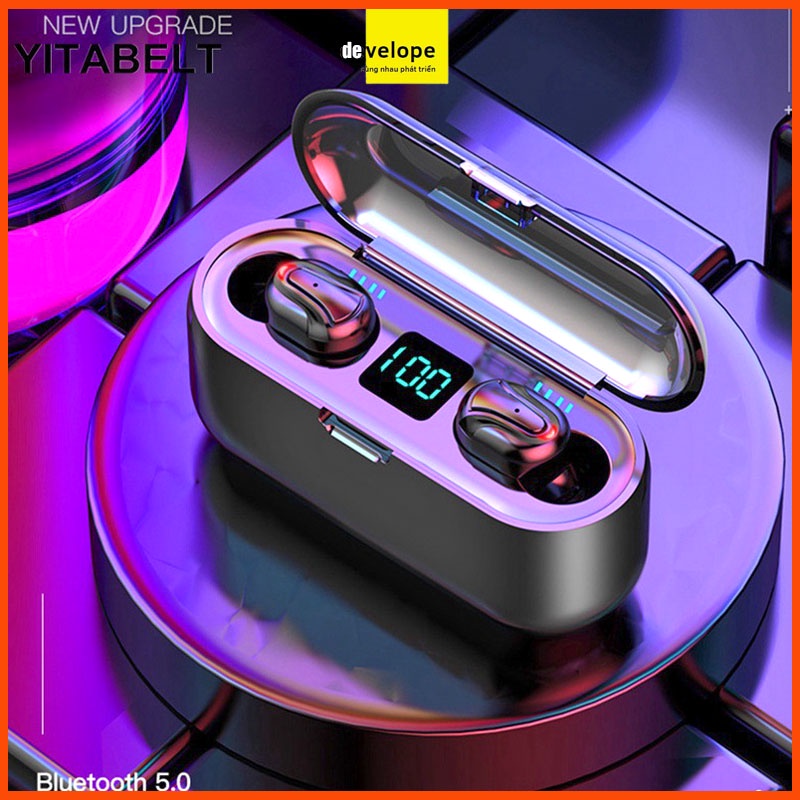 Tai nghe bluetooth tws Q32-1 nhỏ không dây hifi phong cách thể thao cho android