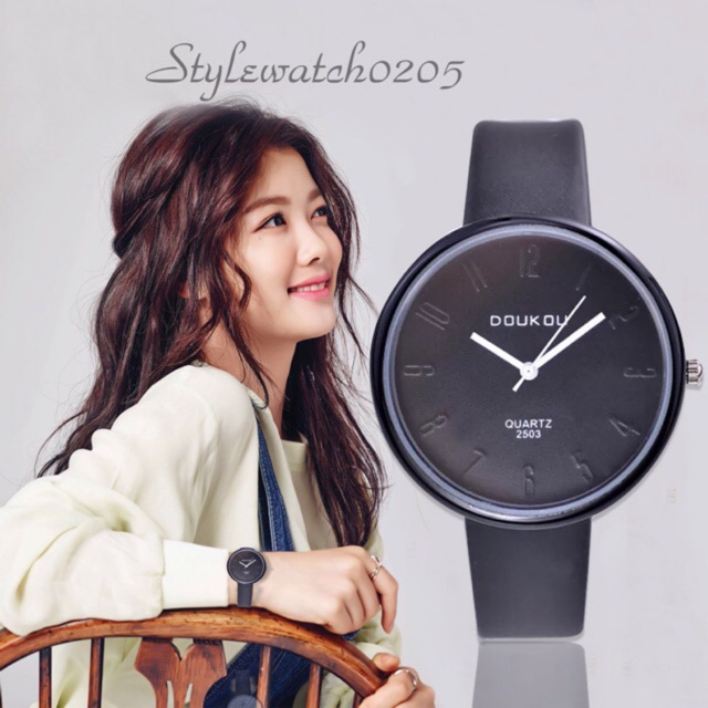 Đồng hồ unisex Doukou dây da trẻ trung năng động | BigBuy360 - bigbuy360.vn