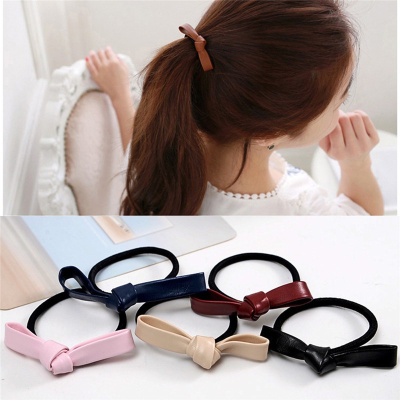Dây Buộc Tóc Cao Su Co Giãn Cho Nữ