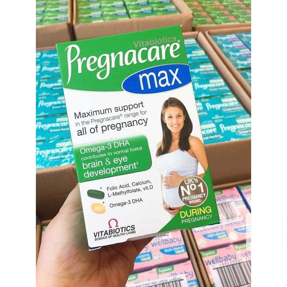 Vitamin PREGNACARE MAX bổ sung dưỡng chất cho phụ nữ mang thai