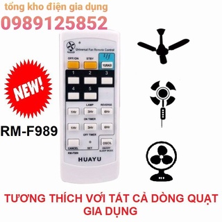 Điều khiển quạt đa năng RM-F989 cho tất cả dòng quạt bàn quạt treo tường quạt trần
