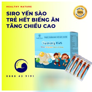 Siro Yến Sào Yummy Kids - Giúp bé hết biếng ăn, tăng sức đề kháng, lớn cao khỏe mạnh