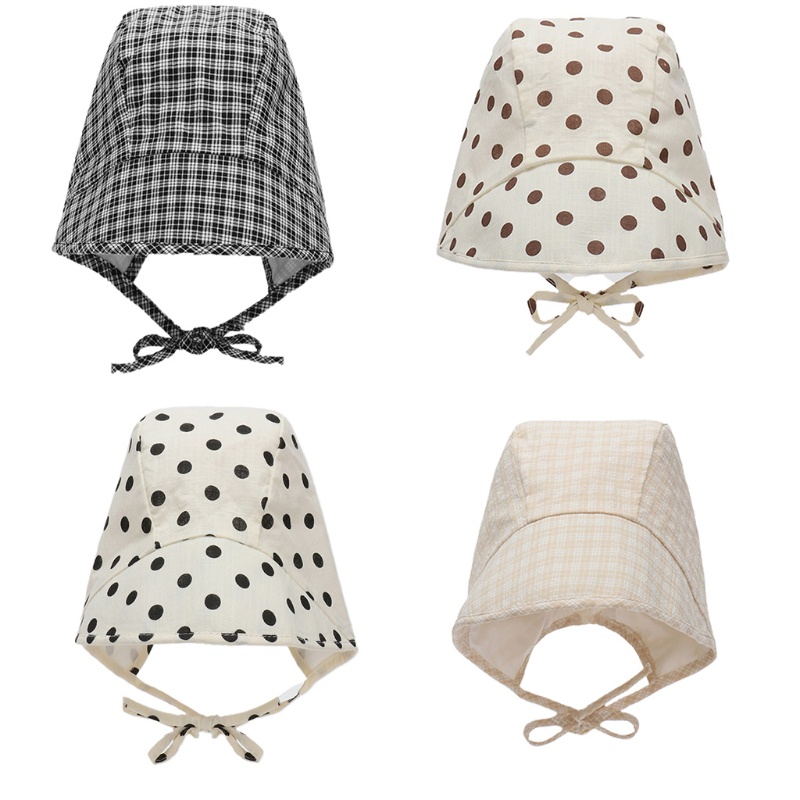 Mũ Bucket Chất Liệu Cotton Mềm Mại Chống Tia UV Thời Trang Mùa Hè Cho Bé