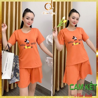 Đồ bộ nữ bộ mặc nhà nữ cho bé gái dễ thương chất thun bigsize A054 - Diễm Quỳnh
