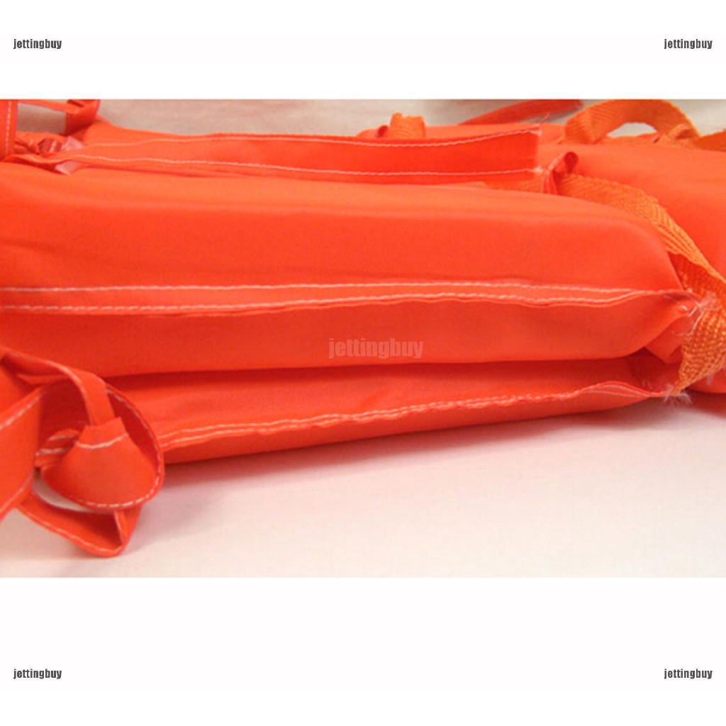 Áo phao bơi JETTING màu cam có còi cứu hộ cho người lớn trẻ em