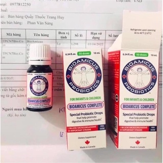 Combo Men 10 chủng và k2D3 BIOAMICUS /Tặng kèm quà