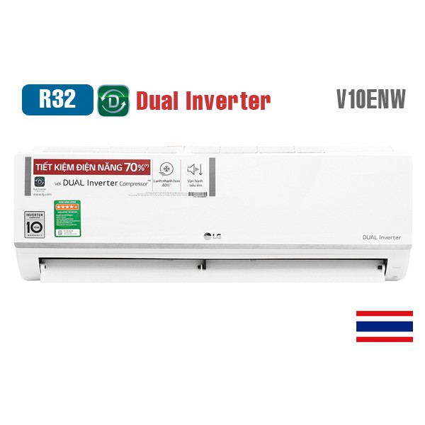 Điều hòa LG 9.000BTU 1 chiều V10ENW1