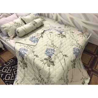 Bộ grap giường cotton poly_ bộ ga giường giá rẻ