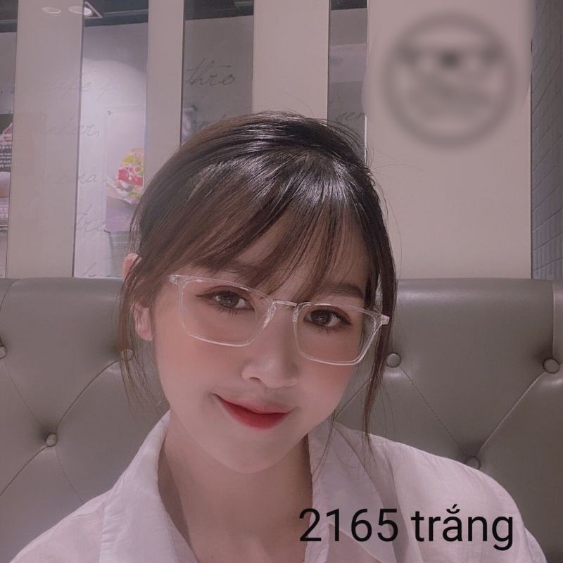 Gọng kính cận vuông nhựa dẻo 2165 – Tiệm kính Candy