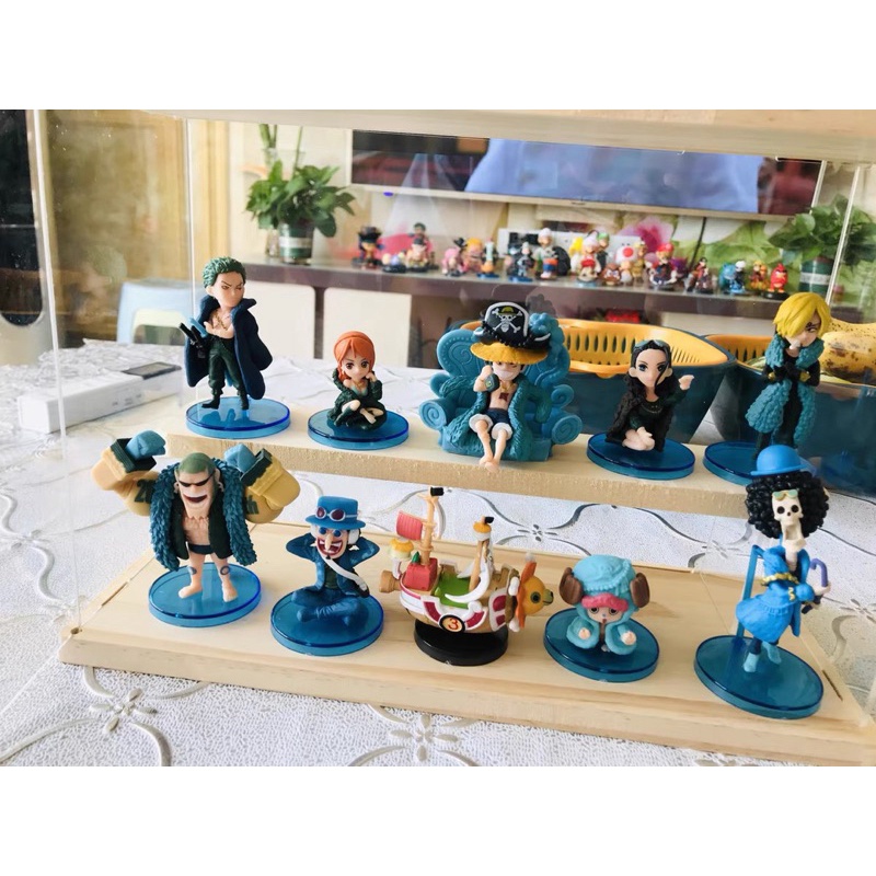 mô hình One Piece - mô hình One Piece chibi wcf băng mũ rơm phiên Bản kỷ niệm 20 năm (Có clip, ảnh thật) PVC cao cấp