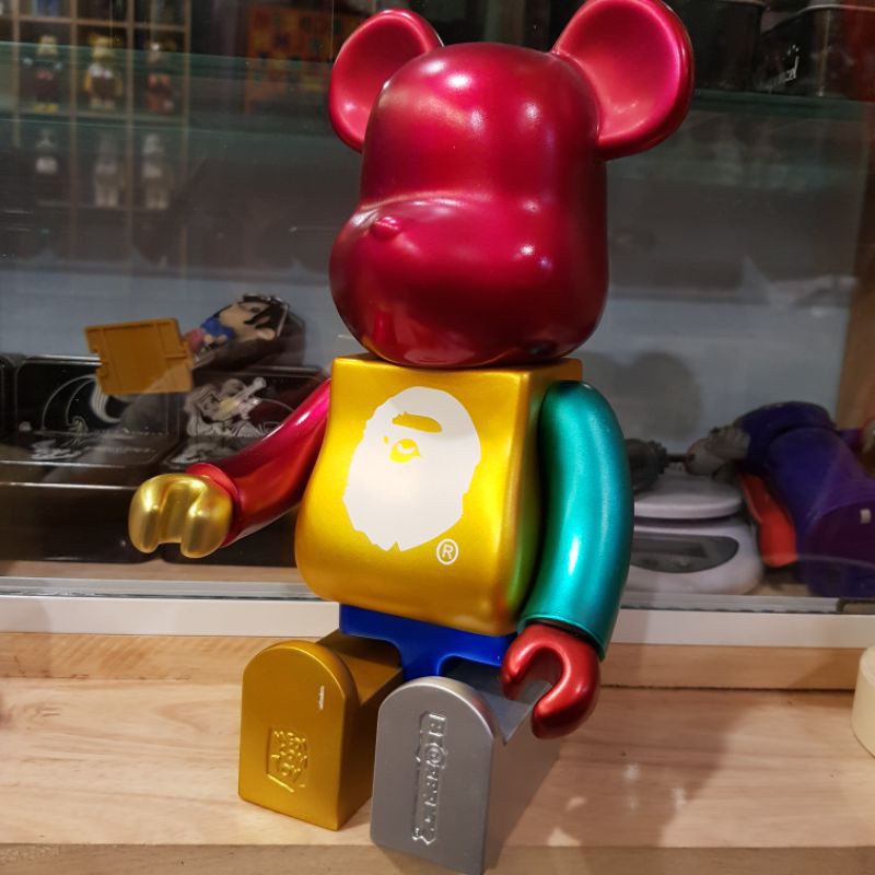 Mô hình Bearbrick Bape Multicolor 28cm 400%