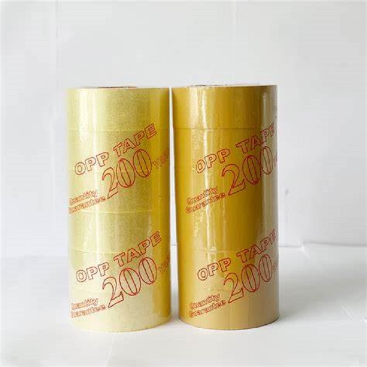 Băng Keo 200 Ya  1.8kg/ Cây (6 Cuộn) Lõi Siêu Mỏng - Siêu Tiết Kiệm