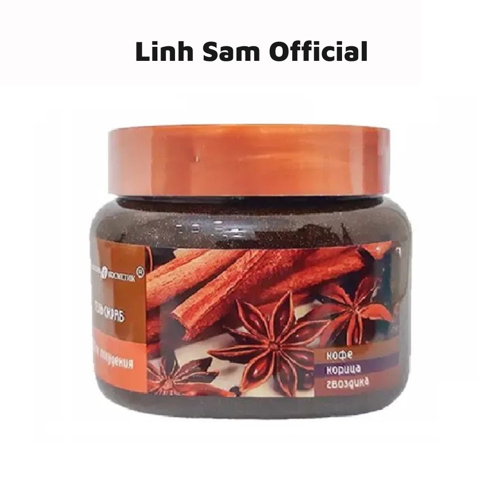 Tẩy Da Chết Quế Hồi & Cafe Exclusive Cosmetic Gel Scrub Coffee Cinnamon Cloves 380g