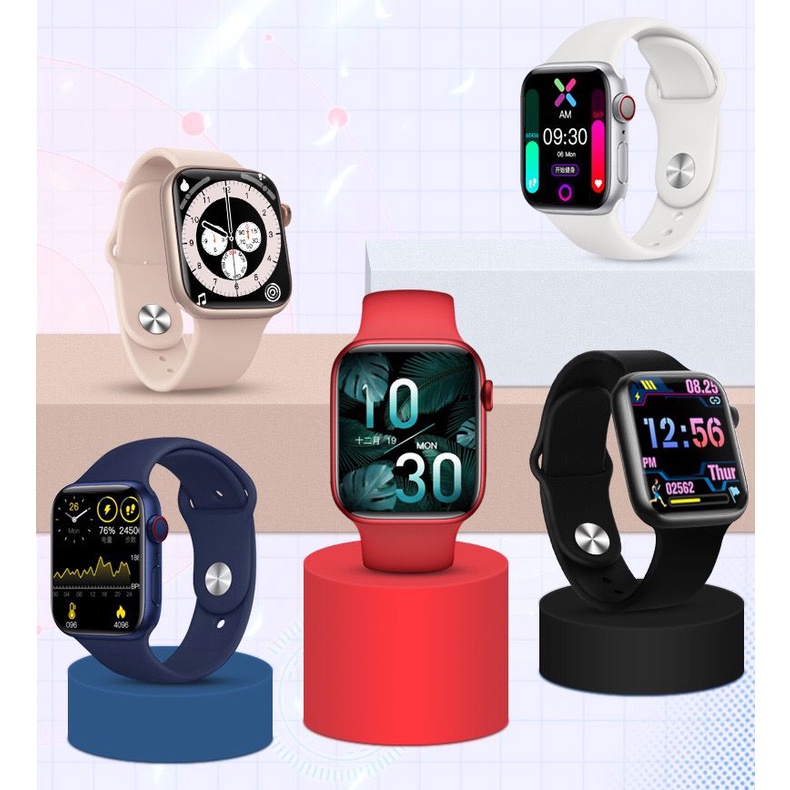 Đồng Hồ Đeo Tay Thông Minh Iwatch Series 6 Bluetooth 6-1.77inch 2021 Cho Ios Android Vs T500 W46 Dt100 Hw1622