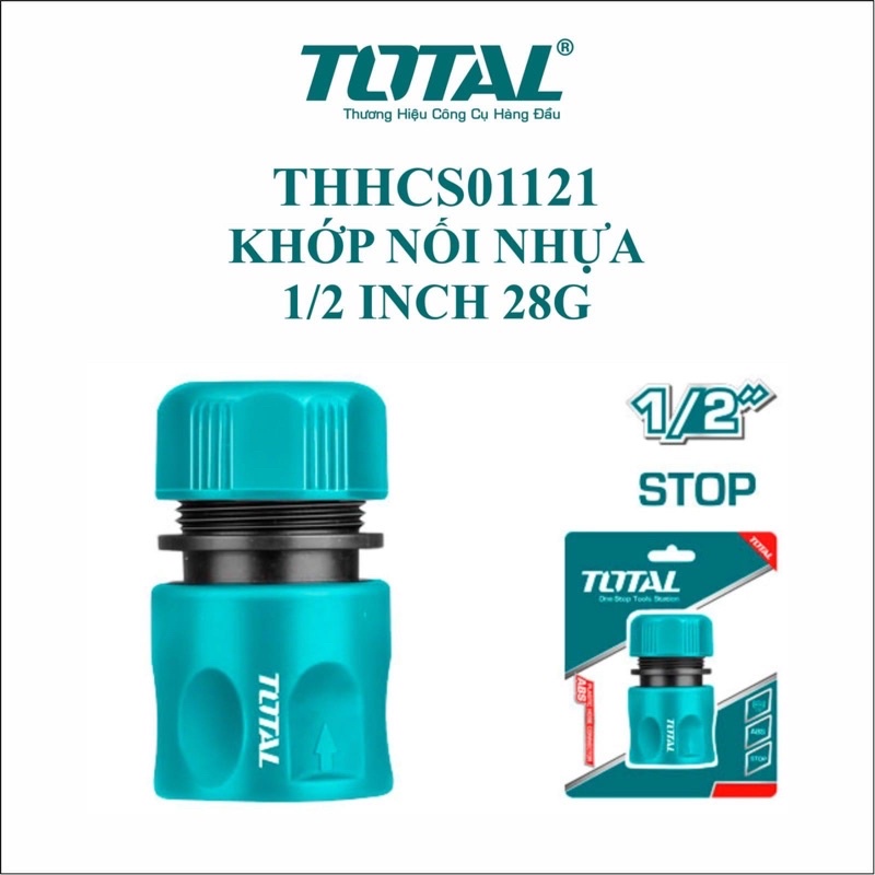 Khớp nối ống 1/2 inch (có van 1 chiều) TOTAL THHCS01121