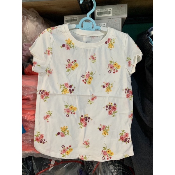 Áo phông cộc tay olnavy xuất dư bé gái sz 4-5y