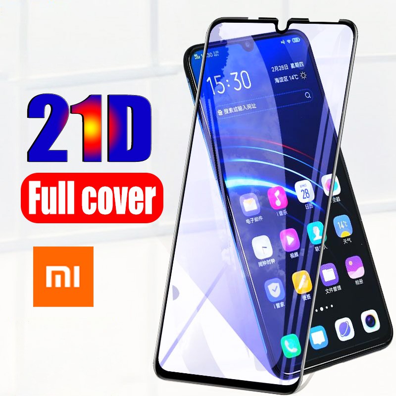 Kính cường lực toàn màn hình 20D 21mm cho Xiaomi Pocophone F1 9 9X 9T Pro Redmi NOTE 8 9i 4X 5 4A 5A 6 6A