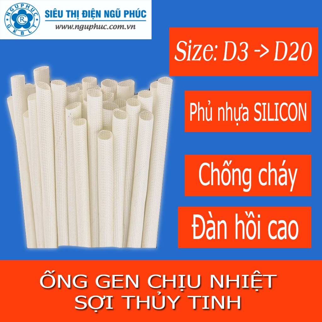 Ống gen chịu nhiệt sợi thủy tinh