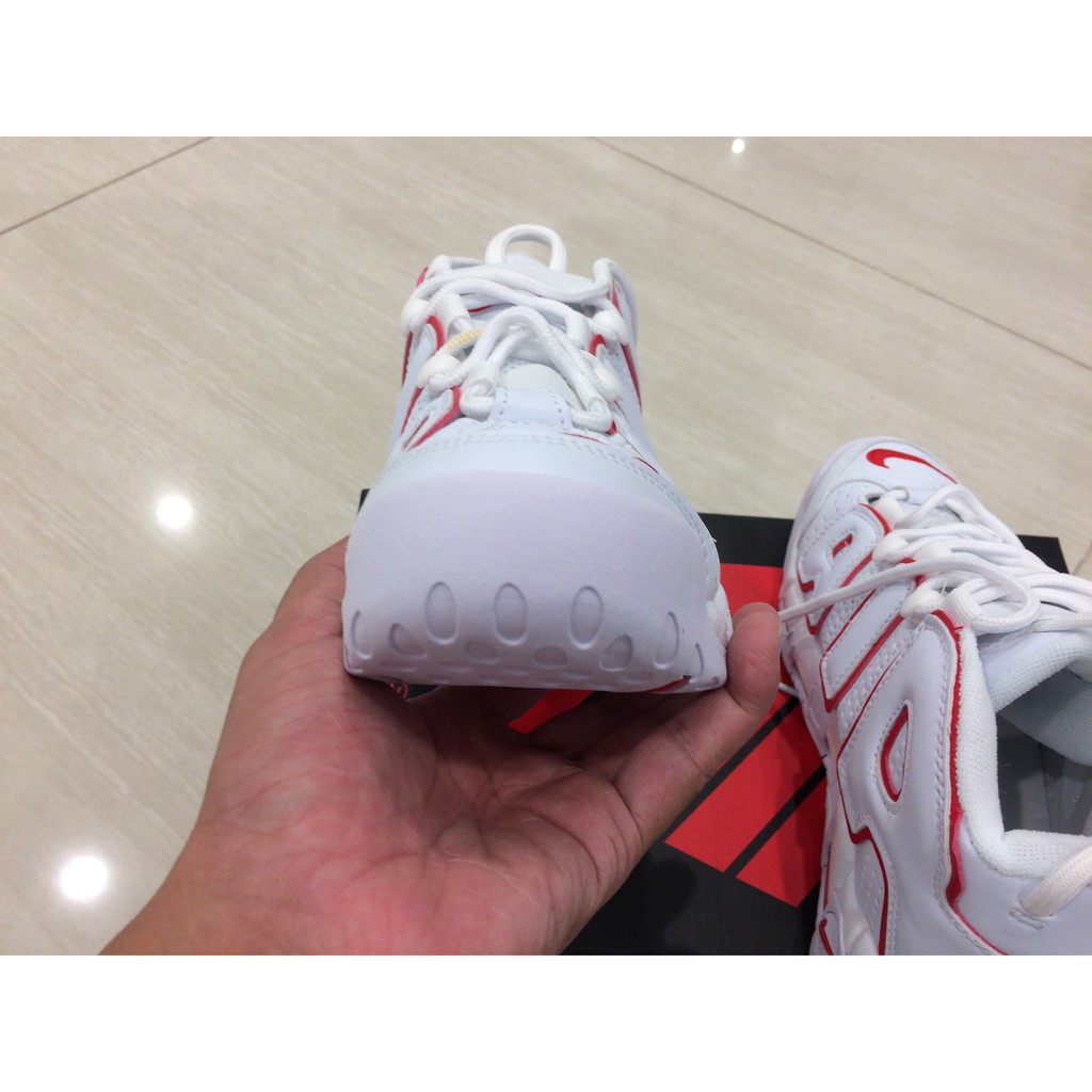 Giày Thể Thao NIKE AIR MORE UPTEMPO trắng đỏ