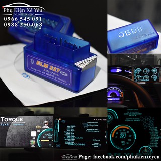 Mini ELM327 Bluetooth OBD2 - tặng phần mềm Torque Pro trị giá 102.000 đ