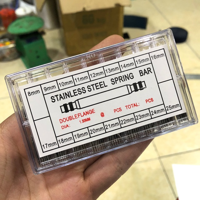 Hộp chốt đồng hồ 8-25mm (18 size-360 chiếc)