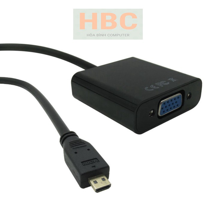 Cáp chuyển Micro HDMI to VGA + AV