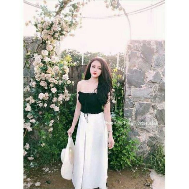Áo ống nhún - YuRi Boutique - Ảnh thật