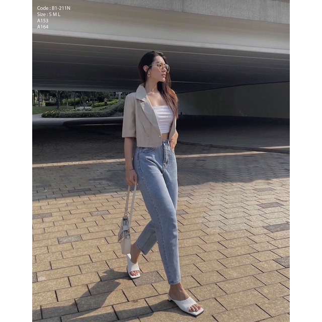 Quần Baggy Jean Trơn Hot Trend  Dream3S B1-211