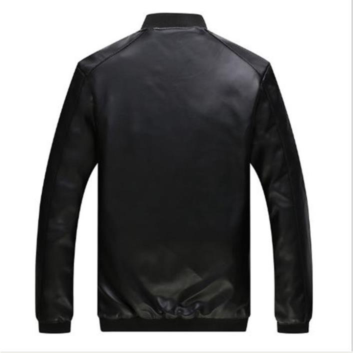 Áo khoác da nam lót dù bomber cao cấp Gabo Fashion AKD066 hàng VNXK