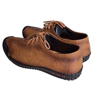 Giày mọi nam cột dây da bò TH_GMN0232
